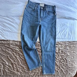 Everlane ankle jeans. High rise straight.